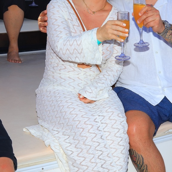 12th tribe Tatiana Crochet O Ring Maxi Dress large - Picture 7 of 8